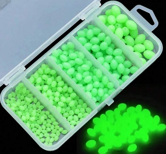 perles de pêche lumineuses